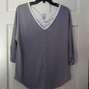 Anthropology Knit Gray sweater
